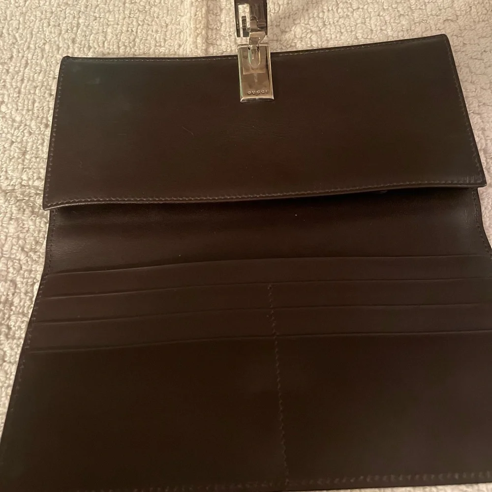 Vintage Gucci Long Leather Wallet - Picture 10 of 15